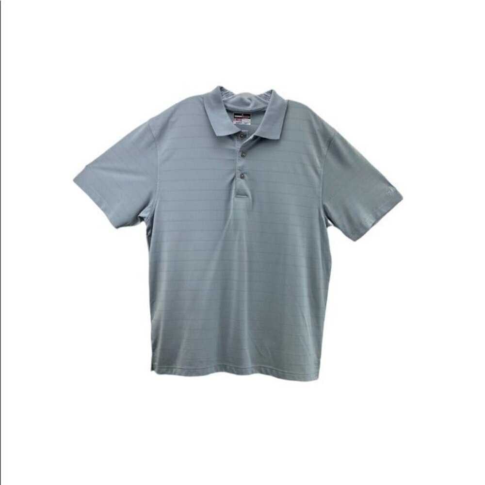 NWT Grand Slam Performance Men XL Gray Polo Shirt Moisture Wicking AirFlow Golf